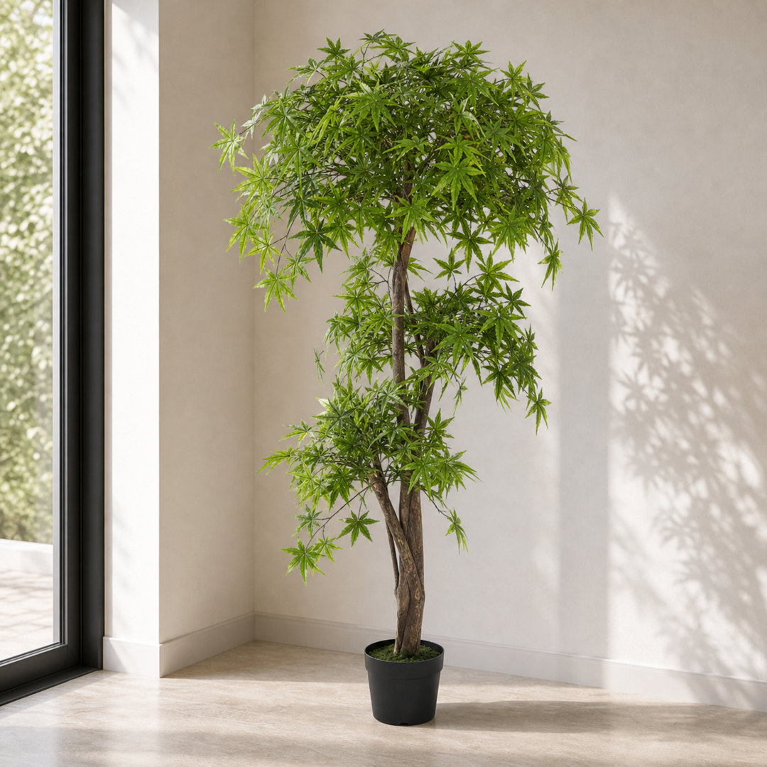 Leaf Artificial Japanese Maple Tree 150cm Green - Image 5