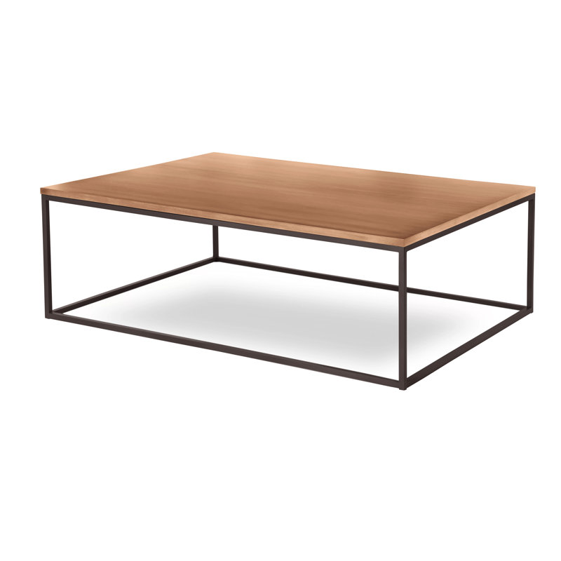 Table basse Chaplin, Anthracite, Couche transparente