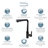 Transolid Sloane Pull Out Kitchen Faucet-47589047