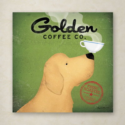 Natchez "Golden Coffee Co", impression sur toile