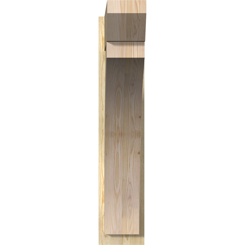 Persienne en bois Thatton, P 32 po x H 40 po, Sapin Douglas de 6 po (sciage brut)