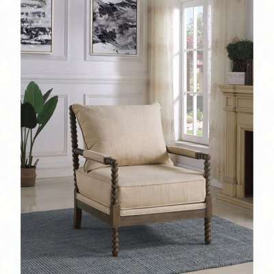 Fauteuil d'appoint à dossier amovible