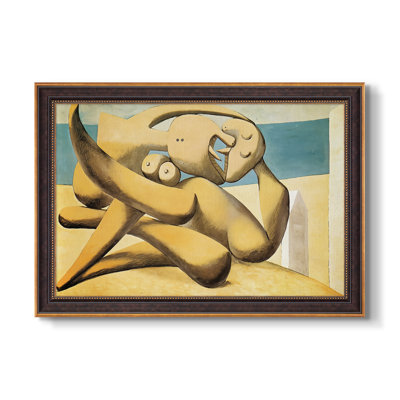 Chiffres au bord de la mer (Le Baiser), 1931 - Pablo Picasso - Toile encadrée sur mesure