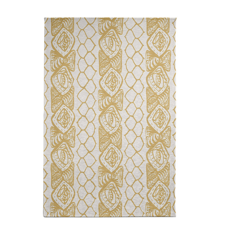 Safari Chenille Geometric Indoor Rug, Rectangle 2' x 3'