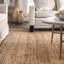 Norcott Handmade Flatweave Light Brown Rug-1676584708