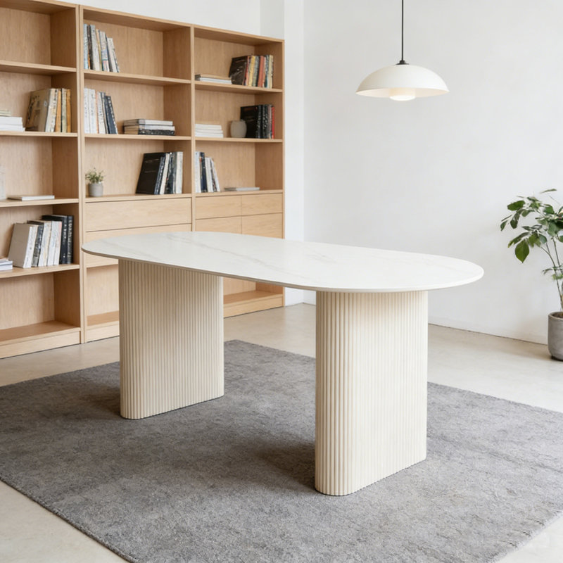 Bureau d'écriture Durable, H 29,52 po x l 55,11 po x P 31,49 po