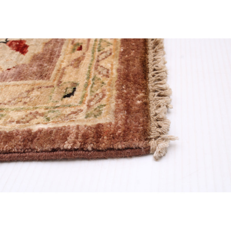 Tapis brun Peshawar Oushak 8 pi 2 po x 10 pi 0 po