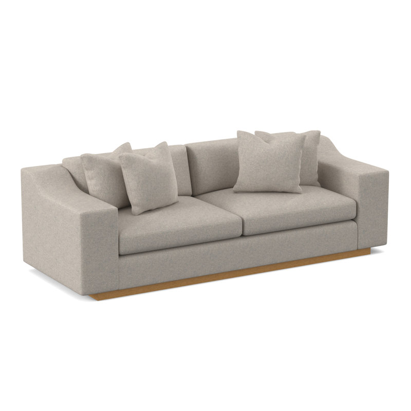 Barrett Sofa, Amber, Filigree Ivory 100% Polyester