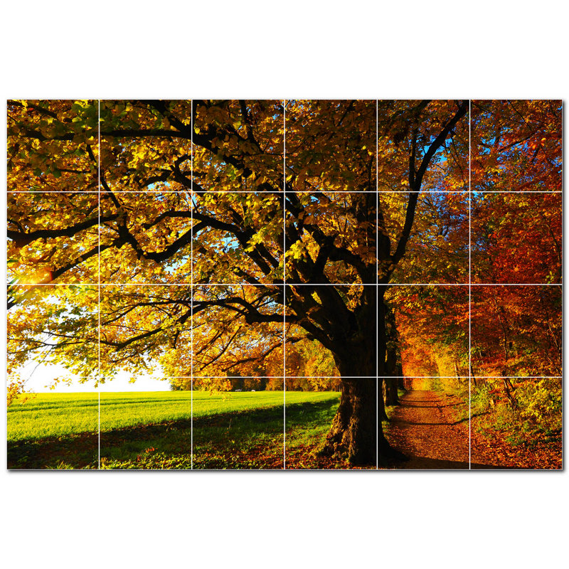 Panneau décoratif en céramique satinée 12 po x 12 po