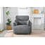 Chaise surdimensionnée avec repose-pieds avec rangement