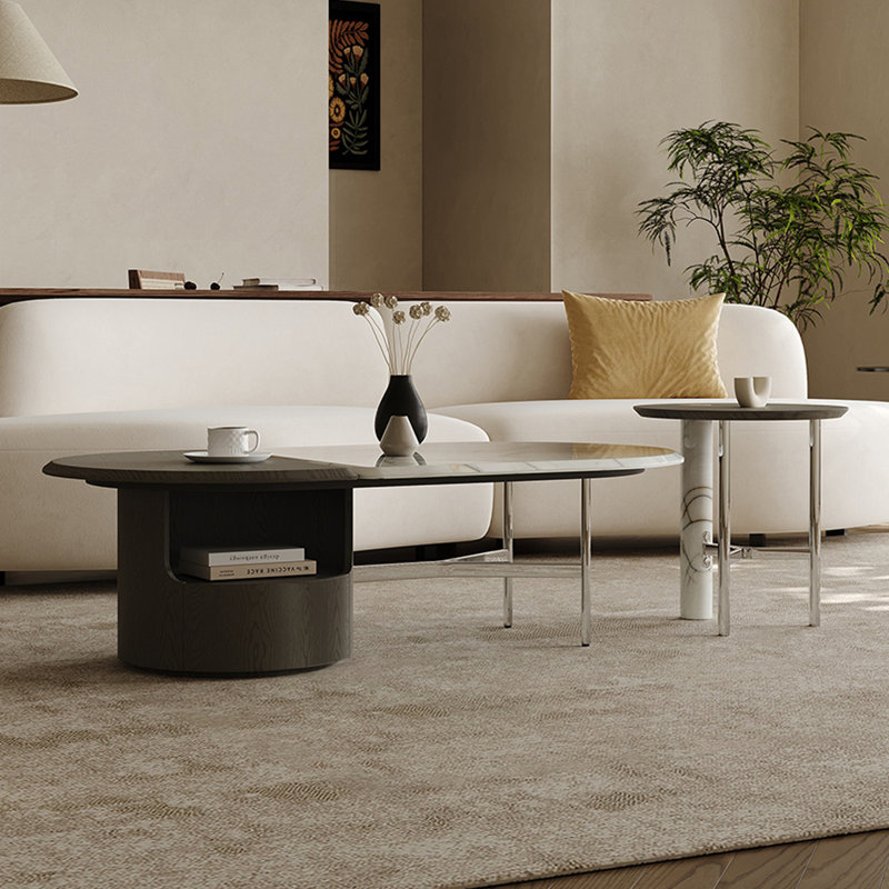 Ensemble de tables basses 2 pièces Marble