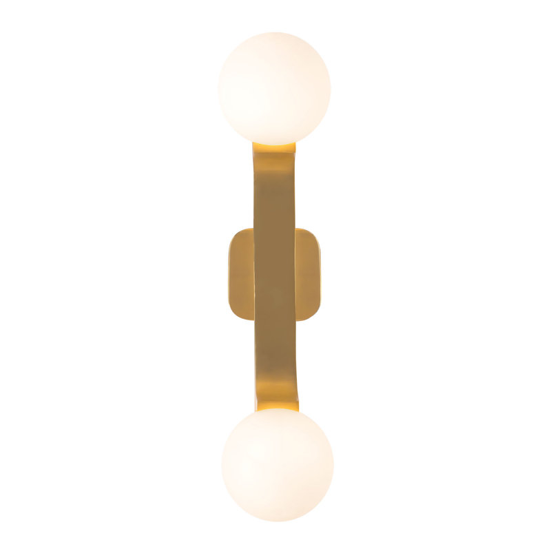 Briar 22-in Gold Wall Sconce, Brushed Gold