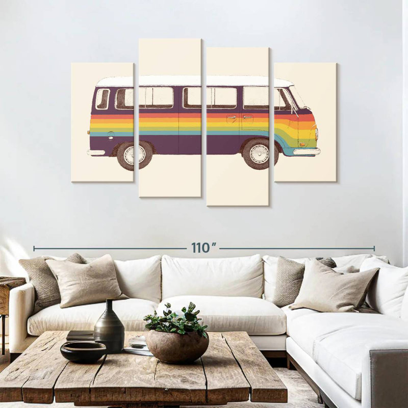 Mehar Rainbow Van, 54" H x 84" W