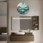 Horloge murale de 24 po Ocean Wave