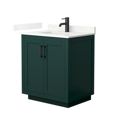 Miranda 30" Freestanding Single Bathroom Vanity with Quartz Top