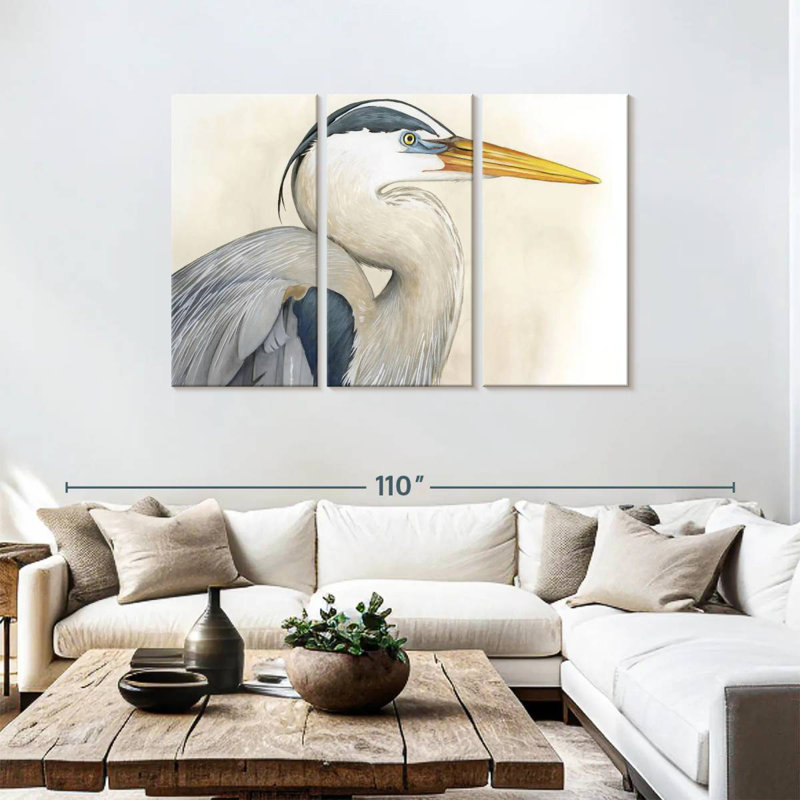 Brampt Blue Hunter I, 48" H x 74" W