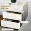 45cm W Engineered Wood Bedside Table