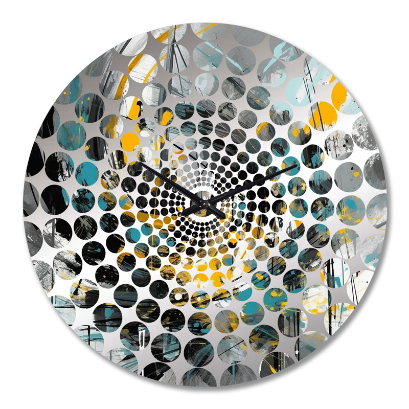 Lamora - Abstract Geometric Wall Clock, Extra Large