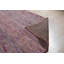 8x10 Red Hand-Knotted Silk Subtle Striations Geometric Modern Contemporary Carpet Rug