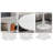 Marble-Top Round Side Table With Tapered Pedestal Base (Table Only)-896189680-896189682