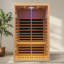 Sauna d'intérieur infrarouge lointain à deux portes