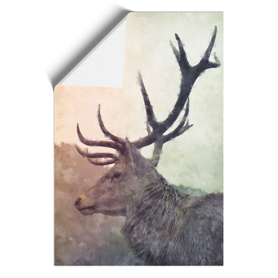 Portrait Of A Stag - No Frame Print
