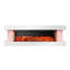 Ebern Designs 50 " W White Electric Fireplace with BTU 5000