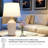 23.8"Ceramic Table Lamp Touch Control Bedside Lamp-20172914