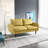 Anacapa 58" Velvet Round Arm Sofa Loveseat-928580838