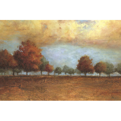 Warm Treescape - Wrapped Canvas Art Prints