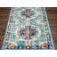 Tapis oriental blanc / turquoise / noir Cobien-742244091