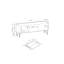 Louroukina Unfinished TV Stand for TVs up to 55"