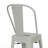 30" Metal Bar Stool (Set Of 2) - White