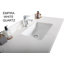 Meuble-lavabo double 84 x 22 Santa Fe en vert avec 2 comptoirs Calacatta-1974833478-1936691656-1936691657