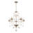 5 - Light Steel Dimmable Chandelier
