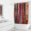 Rideau de douche simple à motif floral-616528428