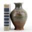 Vase en porcelaine avec glacis craquelé