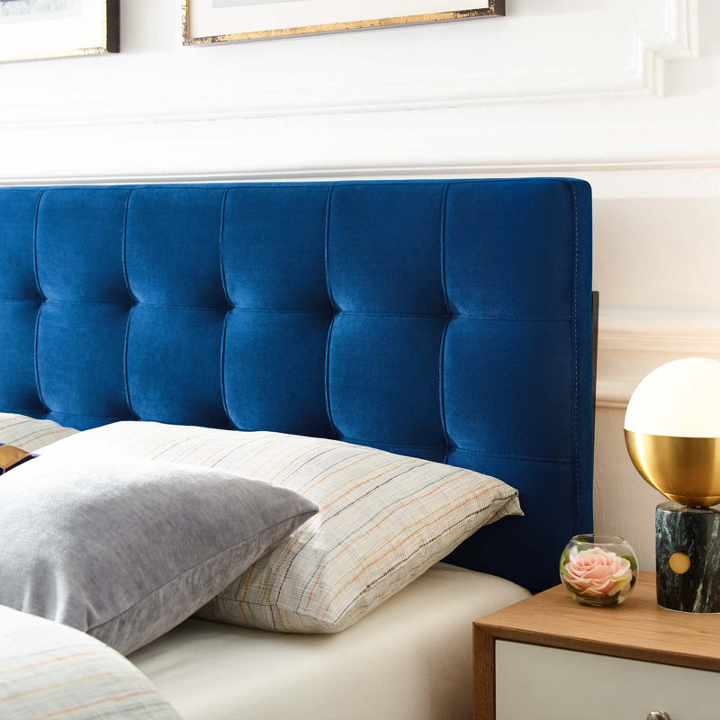 Tête de lit Copper Grove Worishofen par Modway, Bleu marine, Grand