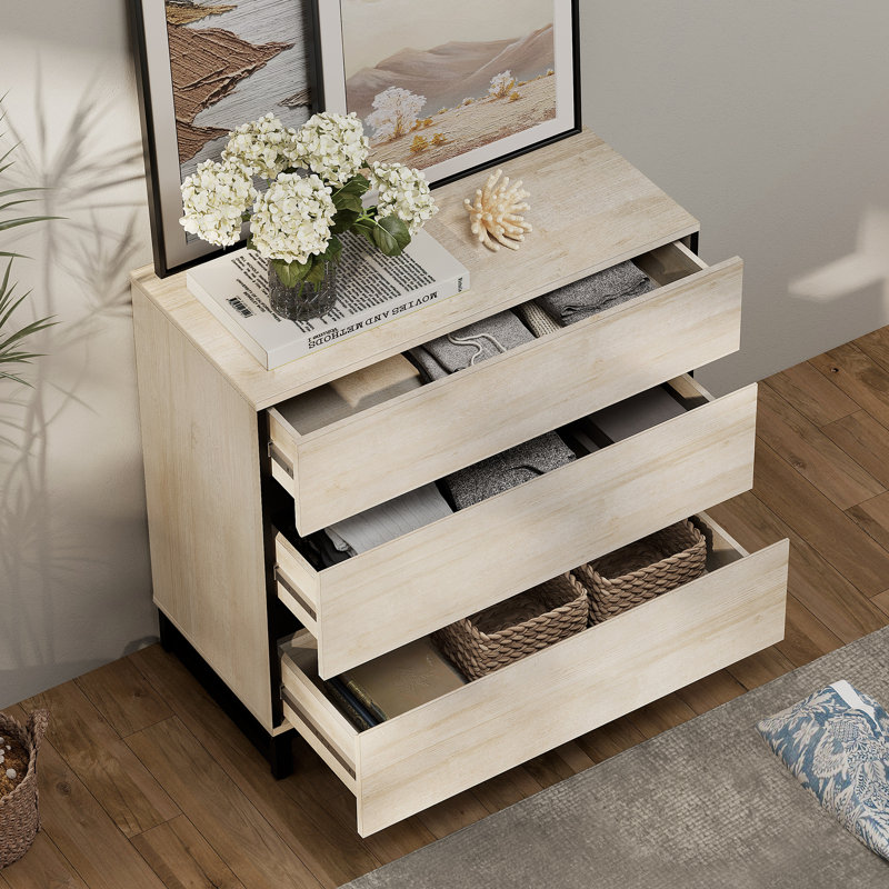 Commode d'appoint Aadam, Beige