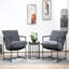 Fauteuil d'appoint élégant en velours moderne-1104480580