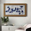 Indigo Hangout - Peinture sur toile à cadre unique-1709763887