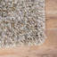 Tapis gris à poil long fabriqué à la main Arlyne-23052026