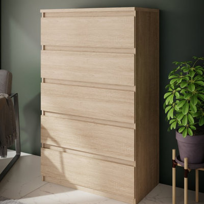 Dennette 78cm 5 Drawer Chest