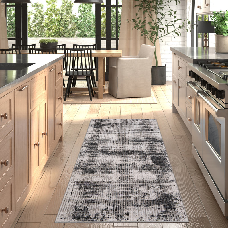 Maxin Performance Abstract Indoor Rug, Runner 2'6" x 7'3"