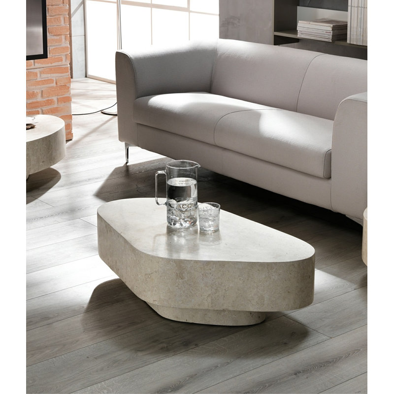 Seybert Solid Coffee Table, Beige