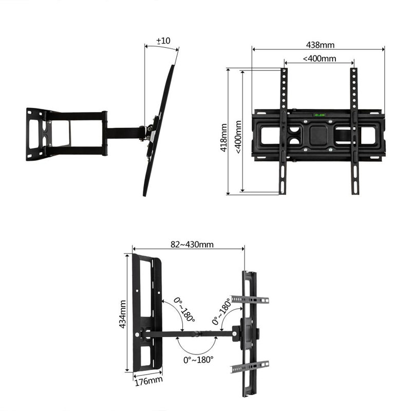 Ktaxon Single Screen Wall Mount