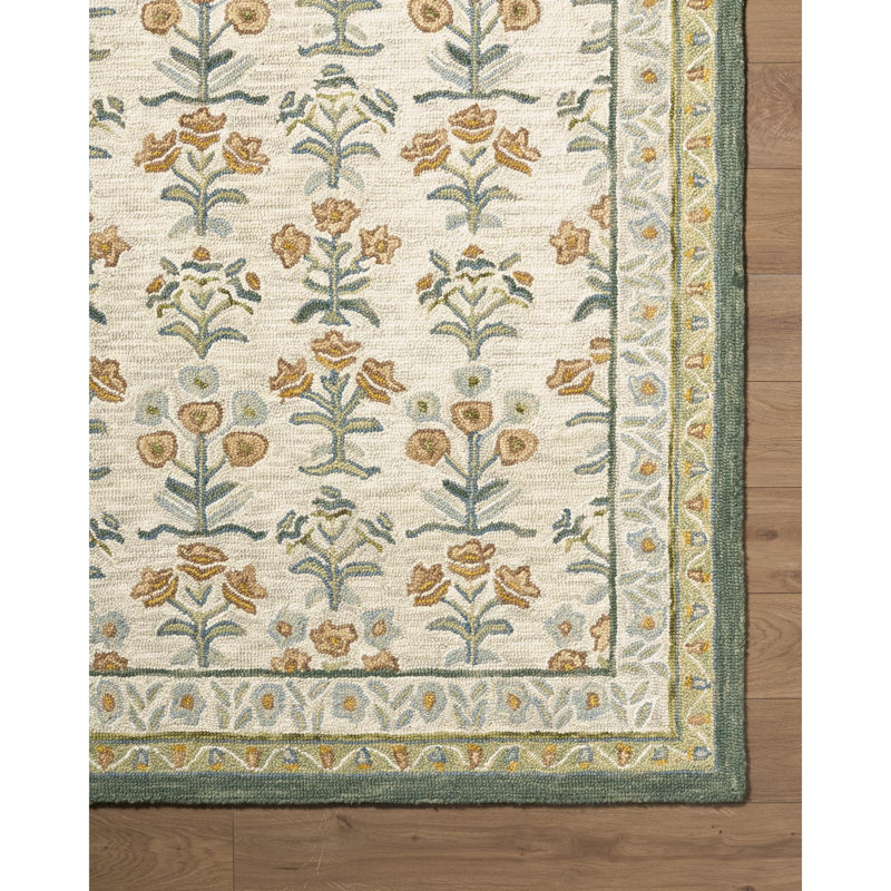 Tapis fait à la main Manor, Rectangle 9 pi x 12 pi