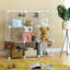 96cm H x 96cm W Metal Bookcase-1538484409