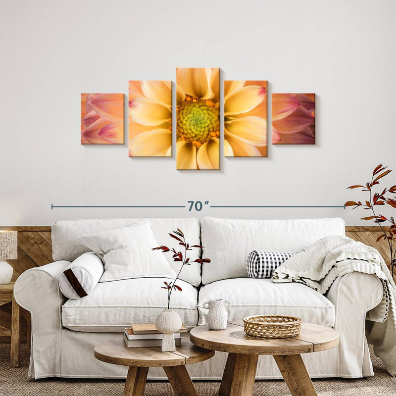 Joli dahlia, H 24 po x l 55 po