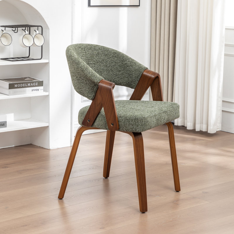 Maven Upholstered Dining Chair, Green